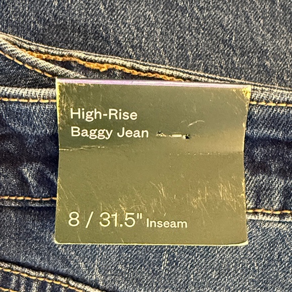 High-Rise Wild Fable women’s Trendy Blue Jeans, wide leg, new with tags, Sz 8 - Picture 2 of 3